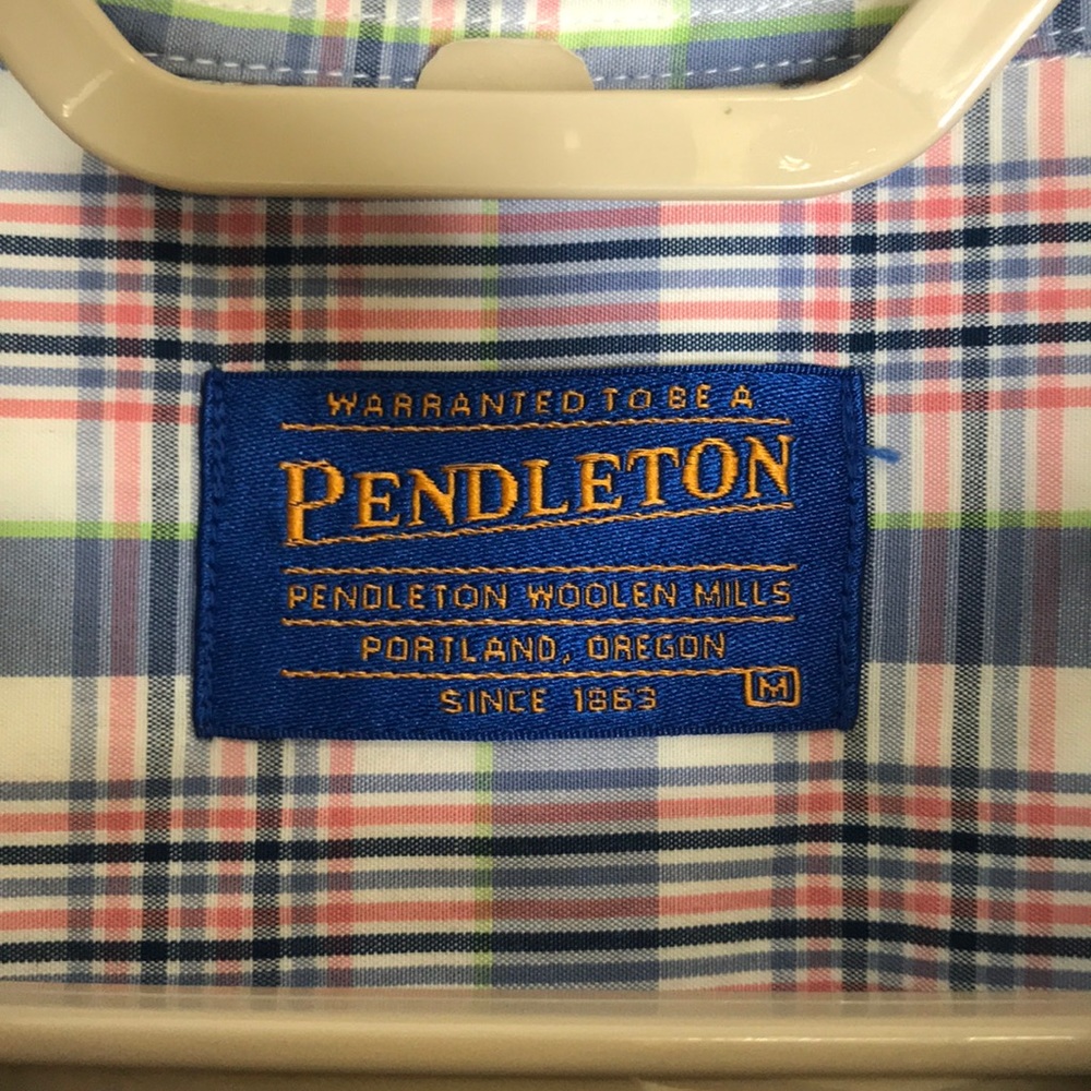 Pendleton Plaid Button Down Shirt - image 3
